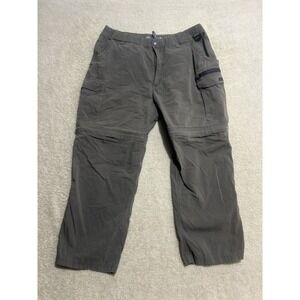 BC Clothing Mens Convertible‎ Cargo Pants XXL X30 Olive Green Pockets Stretch
